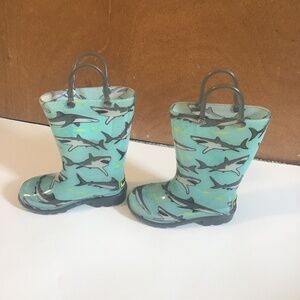 Toddler Shark Light Up Rain Boots